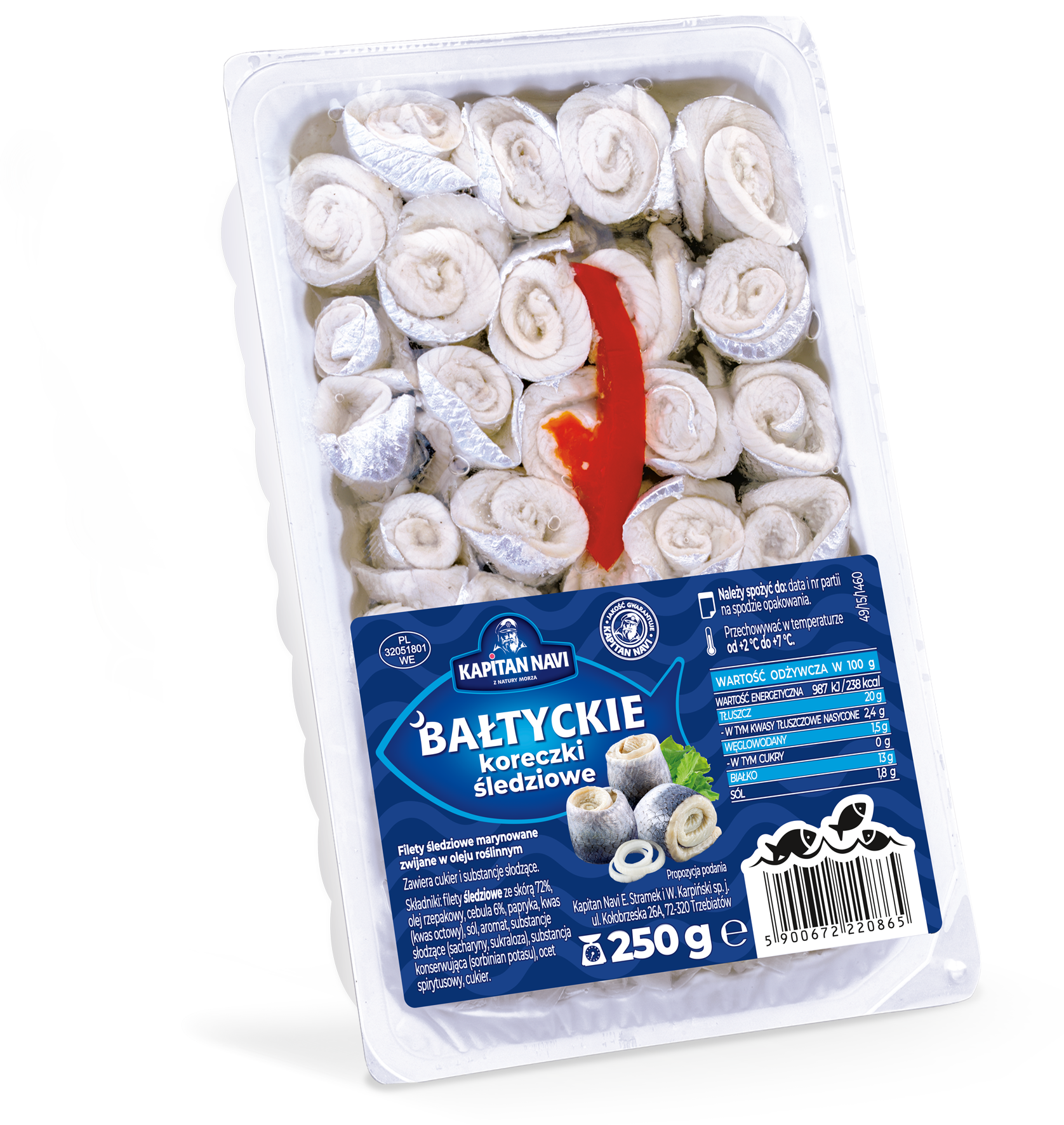 Baltyckie koreczki sledziowe 250