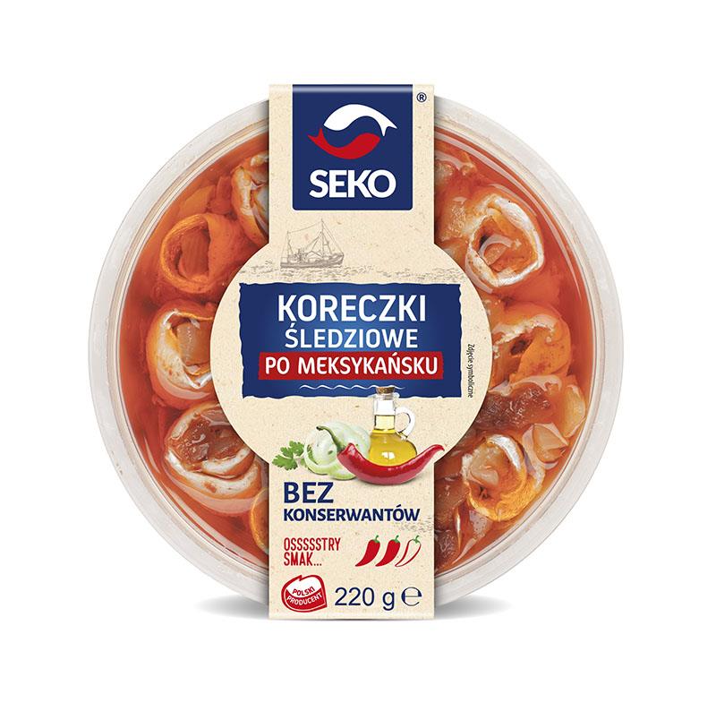 Koreczki sledziowe po meksykansku